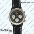 Реплика часов Breitling Navitimer Chronograph 43mm Stainless steel Case Black Dial Leather Asia 7750