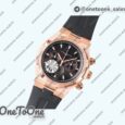 Реплика часов Vacheron Constantin Overseas Chrono Ref.5500V Rose gold Case Black&White Dials Rubber Strap