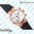 Реплика часов Vacheron Constantin Overseas Chrono Ref.5500V Rose gold Case Black&White Dials Rubber Strap