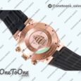 Реплика часов Vacheron Constantin Overseas Chrono Ref.5500V Rose gold Case Black&White Dials Rubber Strap