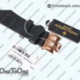 Реплика часов Vacheron Constantin Overseas Chrono Ref.5500V Rose gold Case Black&White Dials Rubber Strap