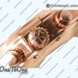 Реплика часов Vacheron Constantin Overseas Chrono Ref.5500V Rose gold Case Black&White Dials Rubber Strap