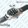 Реплика часов Breitling Navitimer 8 Automatic 41mm Top-tier Копия один в один Black Dial Leather Strap
