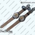 Реплика часов Vacheron Constantin Fiftysix Stainless steel 40mm Top-tier Копия один в один Blue&Silver Dials Black Leather Strap