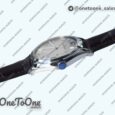 Реплика часов Vacheron Constantin Fiftysix Stainless steel 40mm Top-tier Копия один в один Blue&Silver Dials Black Leather Strap