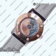 Реплика часов Vacheron Constantin Traditionnelle High Jewellery Watch Stainless steel Full Diamonds Leather Strap MIYOT