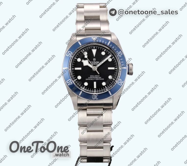 Реплика часов Tudor Heritage 2016 Black Bay Shield Top-tier Копия один в один Blue Bezel Bracelet V5