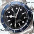 Реплика часов Tudor Heritage 2016 Black Bay Shield Top-tier Копия один в один Blue Bezel Bracelet V5