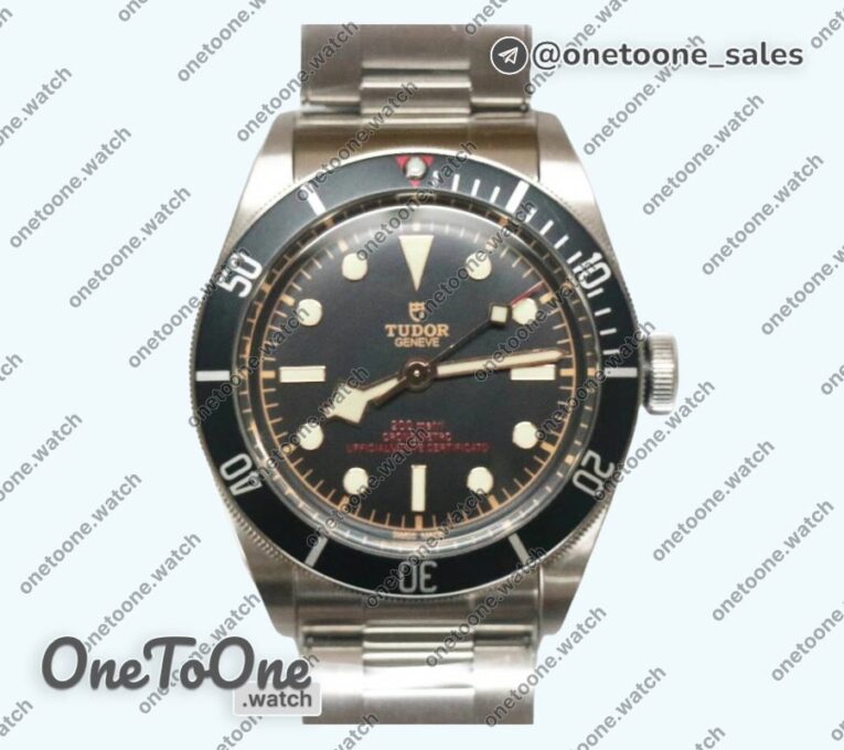 Реплика часов Tudor Heritage 2016 Black Bay Shield Top-tier Копия один в один Black Bezel Bracelet V5