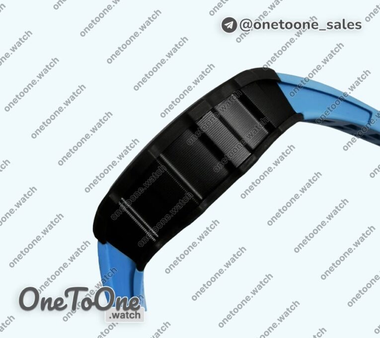 Реплика часов Richard Mille 53-01 Real Tourbillon Pablo Mac Donough Top-tier Копия один в один Blue Rubber Strap V2 J