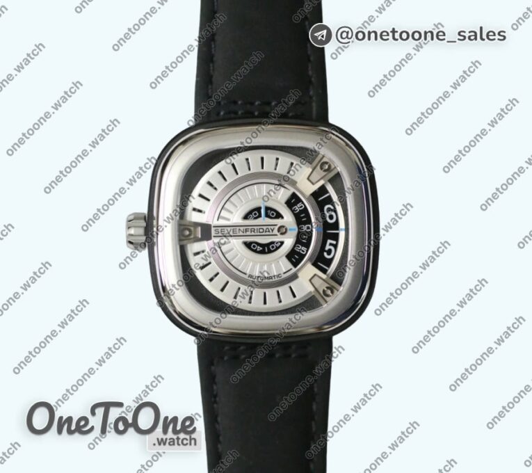 Реплика часов Sevenfxxday SevenFriday M1-1 Stainless steel/LE White Japan Miyota 8210