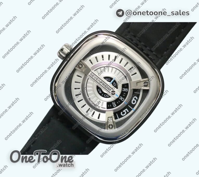 Реплика часов Sevenfxxday SevenFriday M1-1 Stainless steel/LE White Japan Miyota 8210