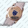 Реплика часов Roger Dubuis Excalibur Knights of the Round Table II Rose gold Top-tier Копия один в один Black Dial Black Leather Strap MIYOTA 9015