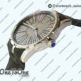 Реплика часов Roger Dubuis Excalibur 42mm Dbex0050 Stainless steel Top-tier Копия один в один Gray Dial Gray Leather Strap RDF (Micro Rotor)