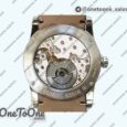 Реплика часов Roger Dubuis Excalibur 42mm Dbex0050 Stainless steel Top-tier Копия один в один Gray Dial Gray Leather Strap RDF (Micro Rotor)