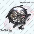 Реплика часов Roger Dubuis Excalibur Rddbex0393 FC Top-tier Копия один в один Skeleton Dial White Rubber Strap Tourbillon