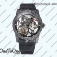 Реплика часов Roger Dubuis Excalibur Rddbex0393 FC Top-tier Копия один в один Skeleton Dial Black Rubber Strap Tourbillon