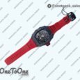 Реплика часов Richard Mille 035-02 Real PT Top-tier Копия один в один Skeleton Dial Red&White&Black Rubber Strap NH05A V4