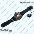 Реплика часов Richard Mille 052 Skull Black Ceramic Top-tier Копия один в один Rose gold Skeleton Dial Black Rubber Strap NH05A
