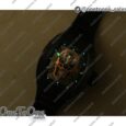 Реплика часов Richard Mille 052 Skull Black Ceramic Top-tier Копия один в один Rose gold Skeleton Dial Black Rubber Strap NH05A