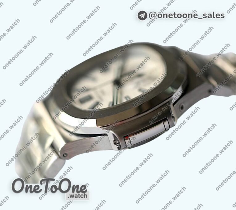 Реплика часов Patek Philippe Nautilis 5980 Chrono Stainless steel Brown&Black&White Dials Leather