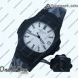 Реплика часов Patek Philippe Nautilus 5711 DLC All Black Top-tier Копия один в один Blue&White Textured Dial on DLC Bracelet 324CS V4