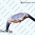 Реплика часов Patek Philippe Nautilus 5711/1R Top-tier Копия один в один Brown&White Textured Dial Brown Leather Strap 324CS