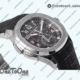 Реплика часов Patek Philippe Aquanaut 5164R Stainless steel Top-tier Копия один в один Black Dial Rubber Strap
