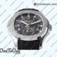 Реплика часов Patek Philippe Aquanaut 5164R Stainless steel Top-tier Копия один в один Black Dial Rubber Strap