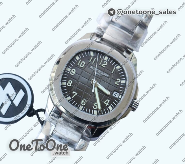 Реплика часов Patek Philippe Aquanaut 5167A Stainless steel Top-tier Копия один в один Black Dial Bracelet 324CS