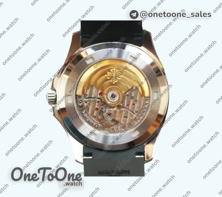 Реплика часов Patek Philippe Aquanaut 5167A Stainless steel Top-tier Копия один в один Brown Dial Black Rubber Strap 324CS