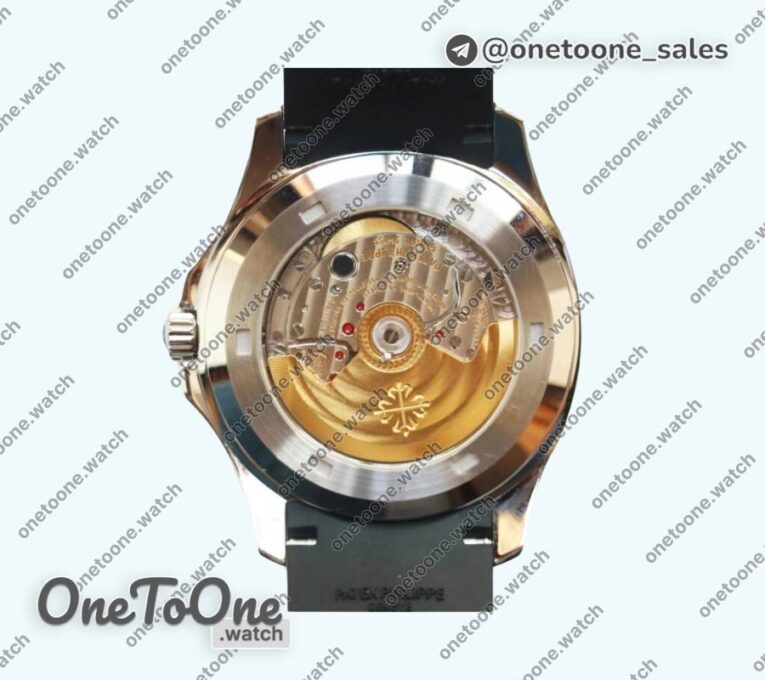 Реплика часов Patek Philippe Aquanaut 5167A Stainless steel Top-tier Копия один в один Brown Dial Black Rubber Strap 324CS