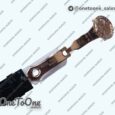 Реплика часов Patek Philippe Grand Complications 6102R Moon Rose gold Black Dial Black Leather Strap TWF