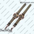 Реплика часов Patek Philippe Grand Complications 6102R Moon Rose gold Black Dial Black Leather Strap TWF