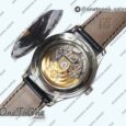 Реплика часов Patek Philippe Calatrava 5227 Stainless steel Top-tier Копия один в один Black&White Dial Black Leather Strap 324CS 3KF