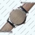 Реплика часов Patek Philippe Calatrava 5227 Stainless steel Top-tier Копия один в один Black&White Dial Black Leather Strap 324CS 3KF