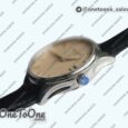 Реплика часов Patek Philippe Calatrava 5227 Stainless steel Cream White Leather Strap MY9015 Mod