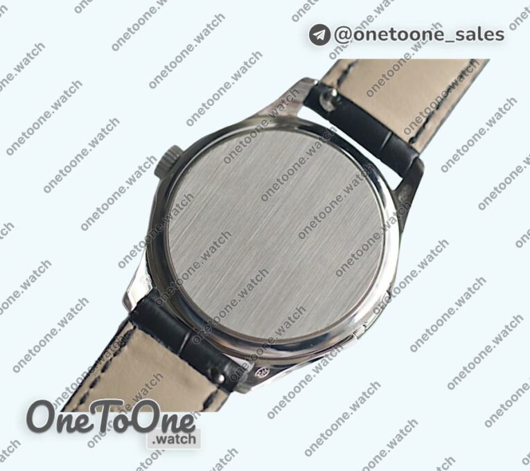 Реплика часов Patek Philippe Calatrava 5227 Stainless steel Cream White Leather Strap MY9015 Mod