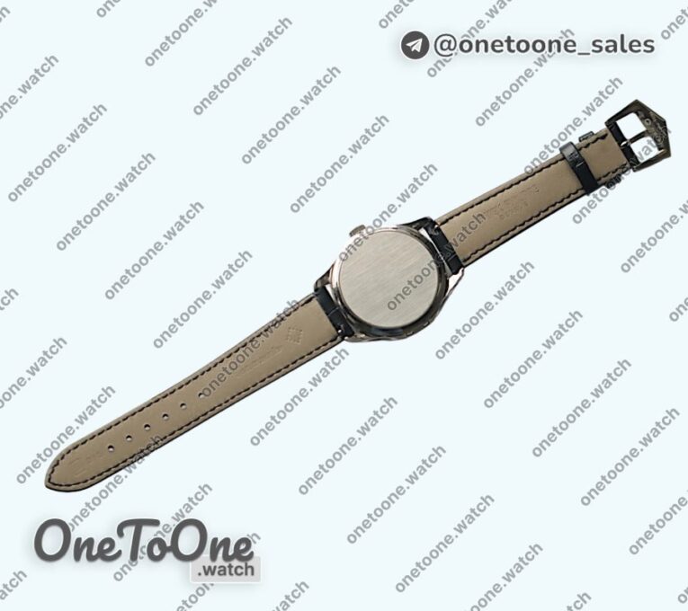 Реплика часов Patek Philippe Calatrava 5227 Stainless steel Cream White Leather Strap MY9015 Mod
