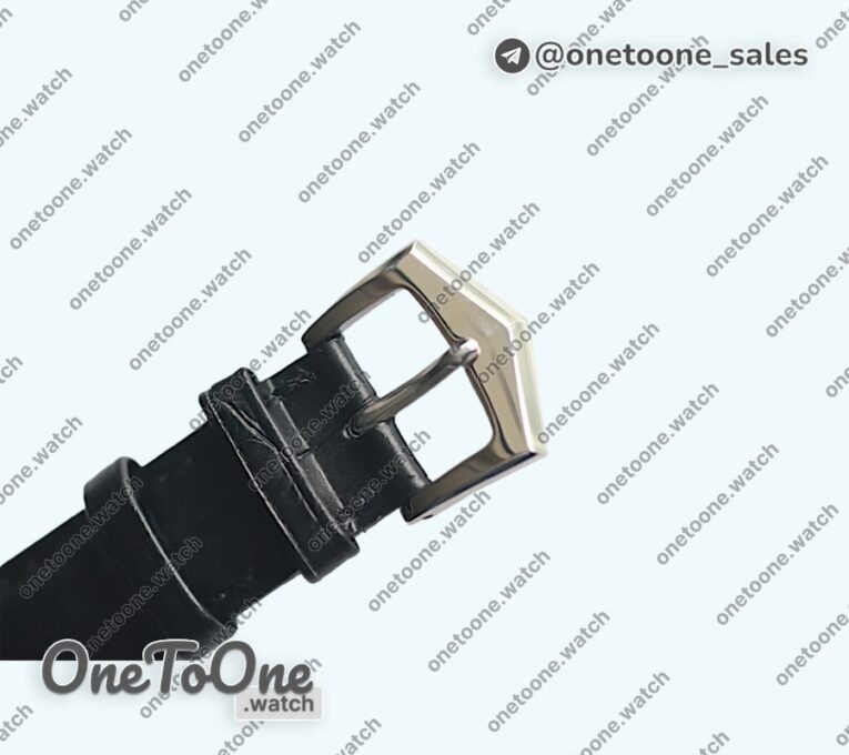 Реплика часов Patek Philippe Calatrava 5227 Stainless steel Cream White Leather Strap MY9015 Mod