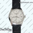 Реплика часов Patek Philippe Calatrava 5296G Stainless steel White Dial Leather Strap Miyota 9015 Mod