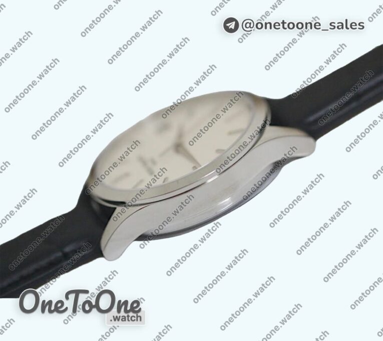 Реплика часов Patek Philippe Calatrava 5296G Stainless steel White Dial Leather Strap Miyota 9015 Mod