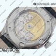 Реплика часов Patek Philippe Calatrava 5296G Stainless steel White Dial Leather Strap Miyota 9015 Mod