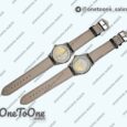 Реплика часов Patek Philippe Calatrava 5296G Stainless steel White Dial Leather Strap Miyota 9015 Mod
