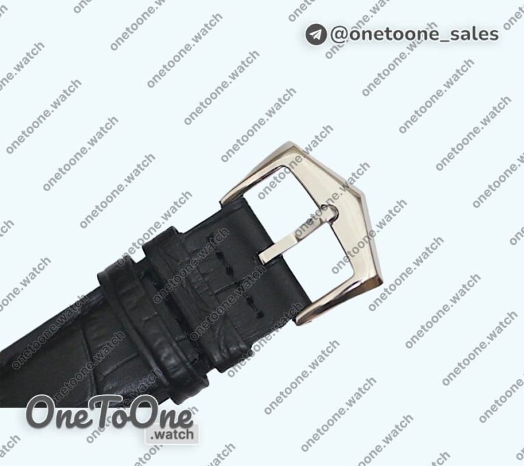 Реплика часов Patek Philippe Calatrava 5296G Stainless steel White Dial Leather Strap Miyota 9015 Mod