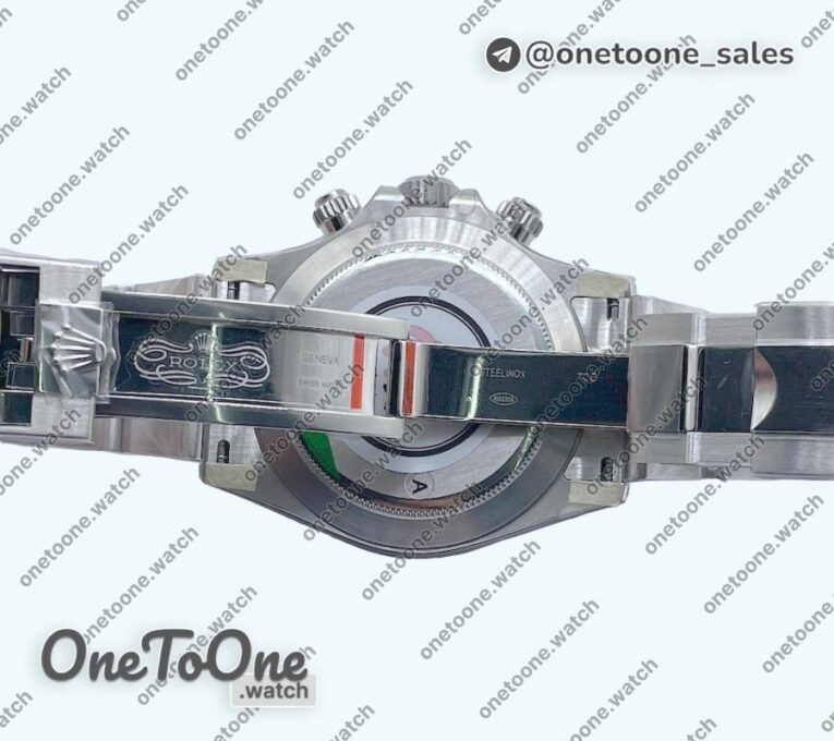 Реплика часов Rolex Daytona 116500 Ceramic Bezel Top-tier Копия один в один 904L Stainless steel Case and Bracelet White Dial