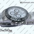 Реплика часов Rolex Daytona 116500 Ceramic Bezel Top-tier Копия один в один 904L Stainless steel Case and Bracelet White Dial