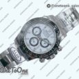 Реплика часов Rolex Daytona 116500 Ceramic Bezel Top-tier Копия один в один 904L Stainless steel Case and Bracelet White Dial