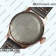 Реплика часов Iwc Big Pilot Real PR IW500909 "Le Petit Prince" Rose gold Blue Dial Top-tier Копия один в один on Brown Leather Strap
