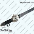 Реплика часов Iwc Big Pilot Real PR IW500431 RUStainless steelIAN "NEMOV" Top-tier Копия один в один on Black Leather Strap